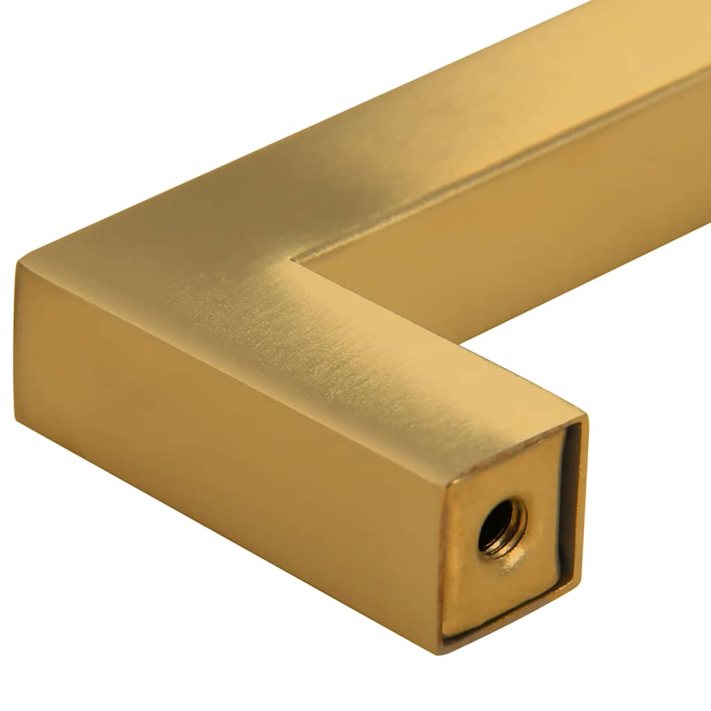 10 db aranyszínű rozsdamentes acél szekrényfogantyú 160 mm