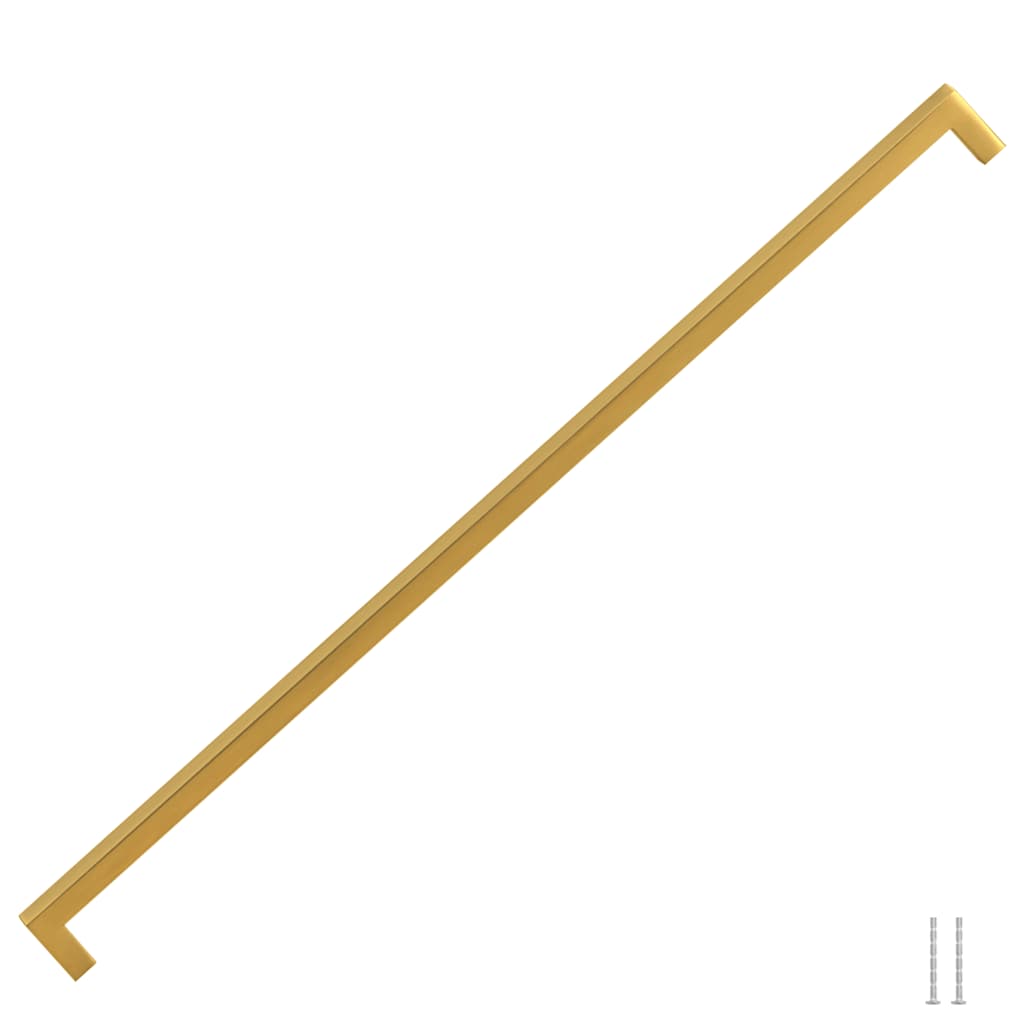 5 db aranyszínű rozsdamentes acél szekrényfogantyú 480 mm