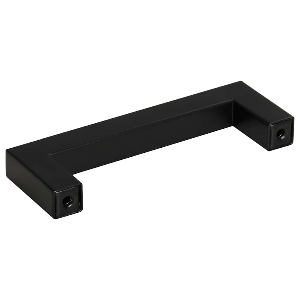 10 db fekete rozsdamentes acél szekrényfogantyú 96 mm