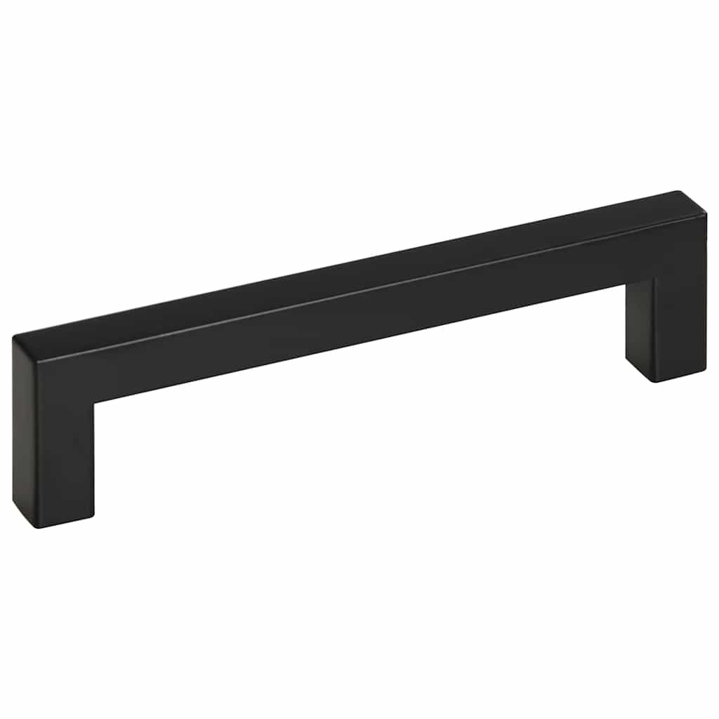 10 db fekete rozsdamentes acél szekrényfogantyú 128 mm
