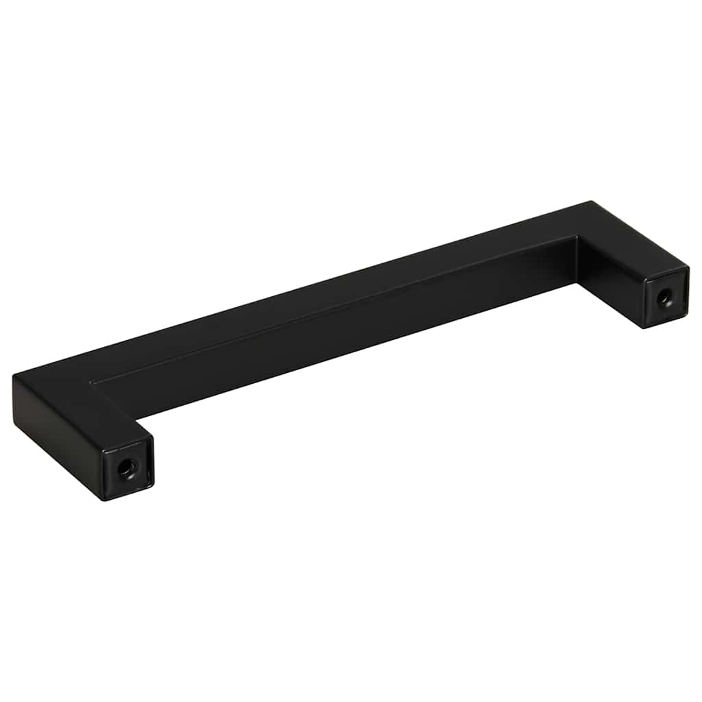 10 db fekete rozsdamentes acél szekrényfogantyú 128 mm