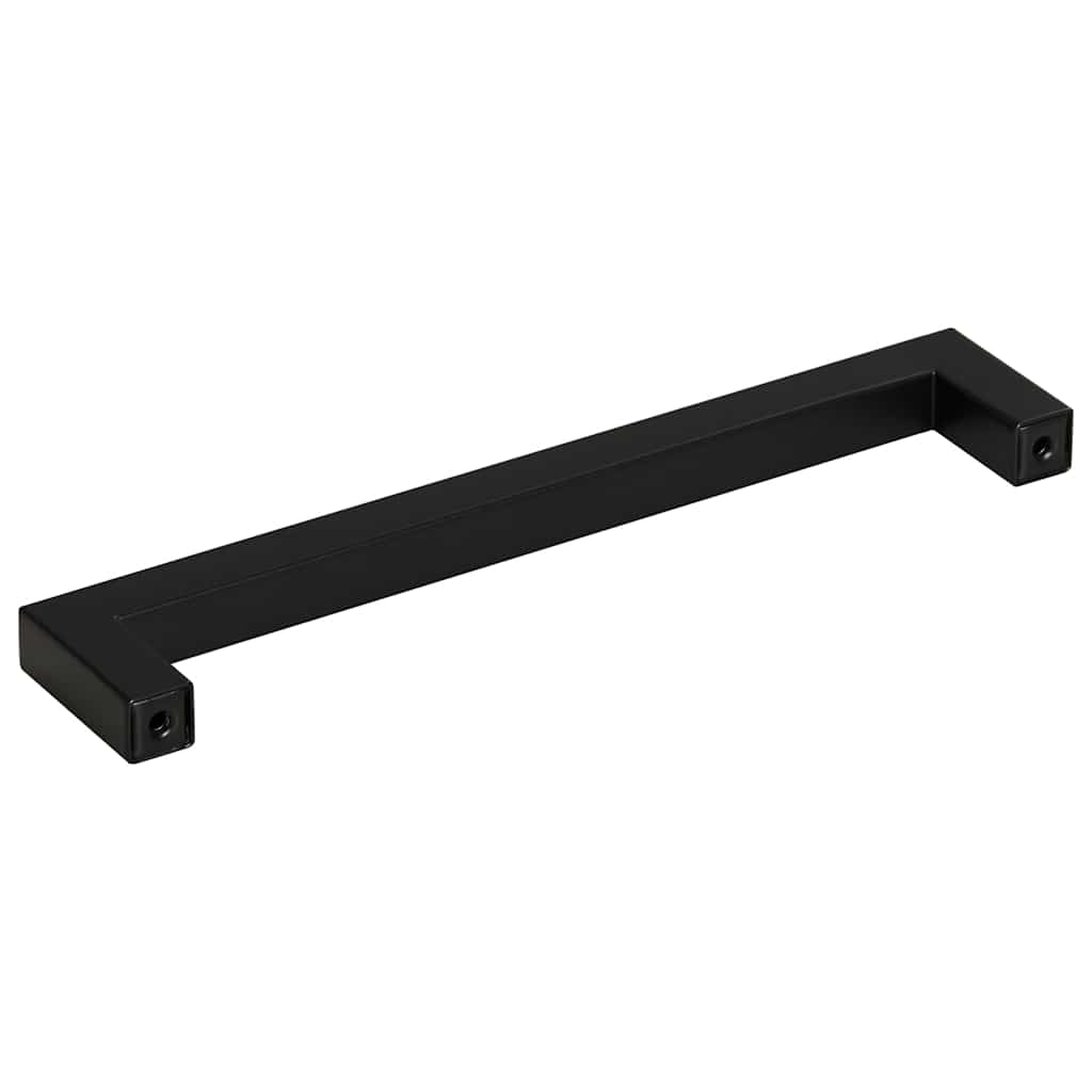 10 db fekete rozsdamentes acél szekrényfogantyú 160 mm