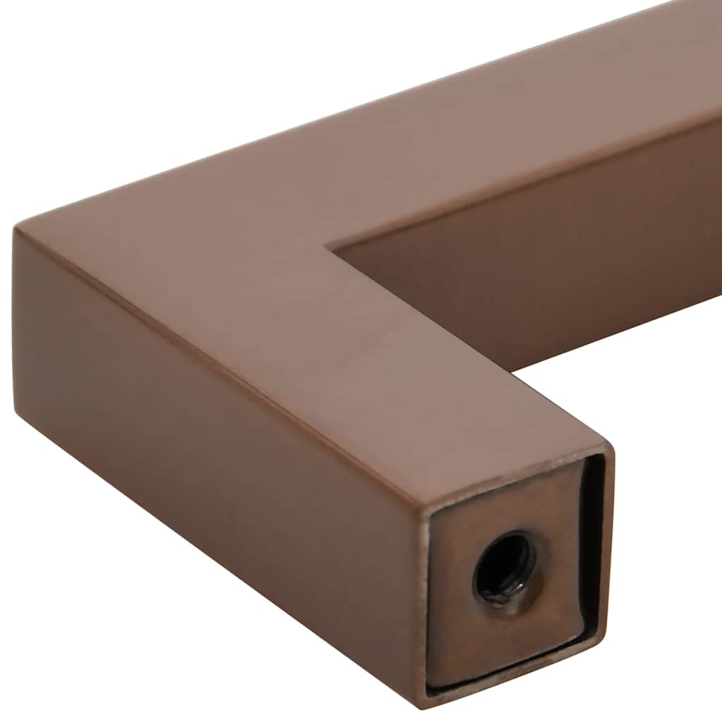 10 db bronz rozsdamentes acél szekrényfogantyú 96 mm