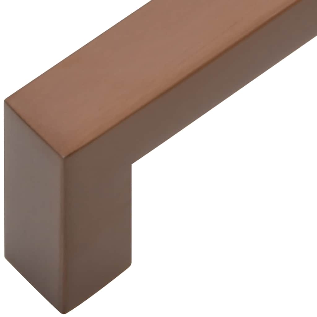 10 db bronz rozsdamentes acél szekrényfogantyú 96 mm
