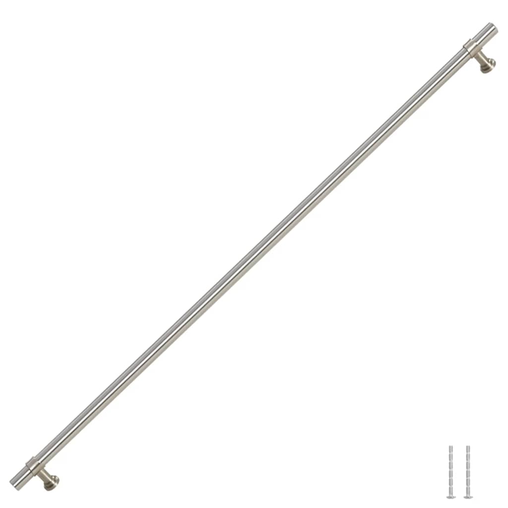 5 db ezüst rozsdamentes acél szekrényfogantyú 480 mm