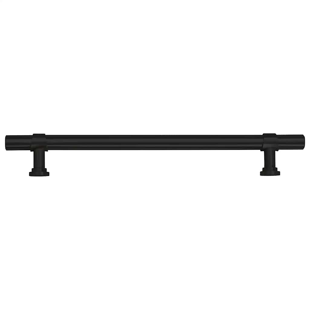 10 db fekete rozsdamentes acél szekrényfogantyú 160 mm