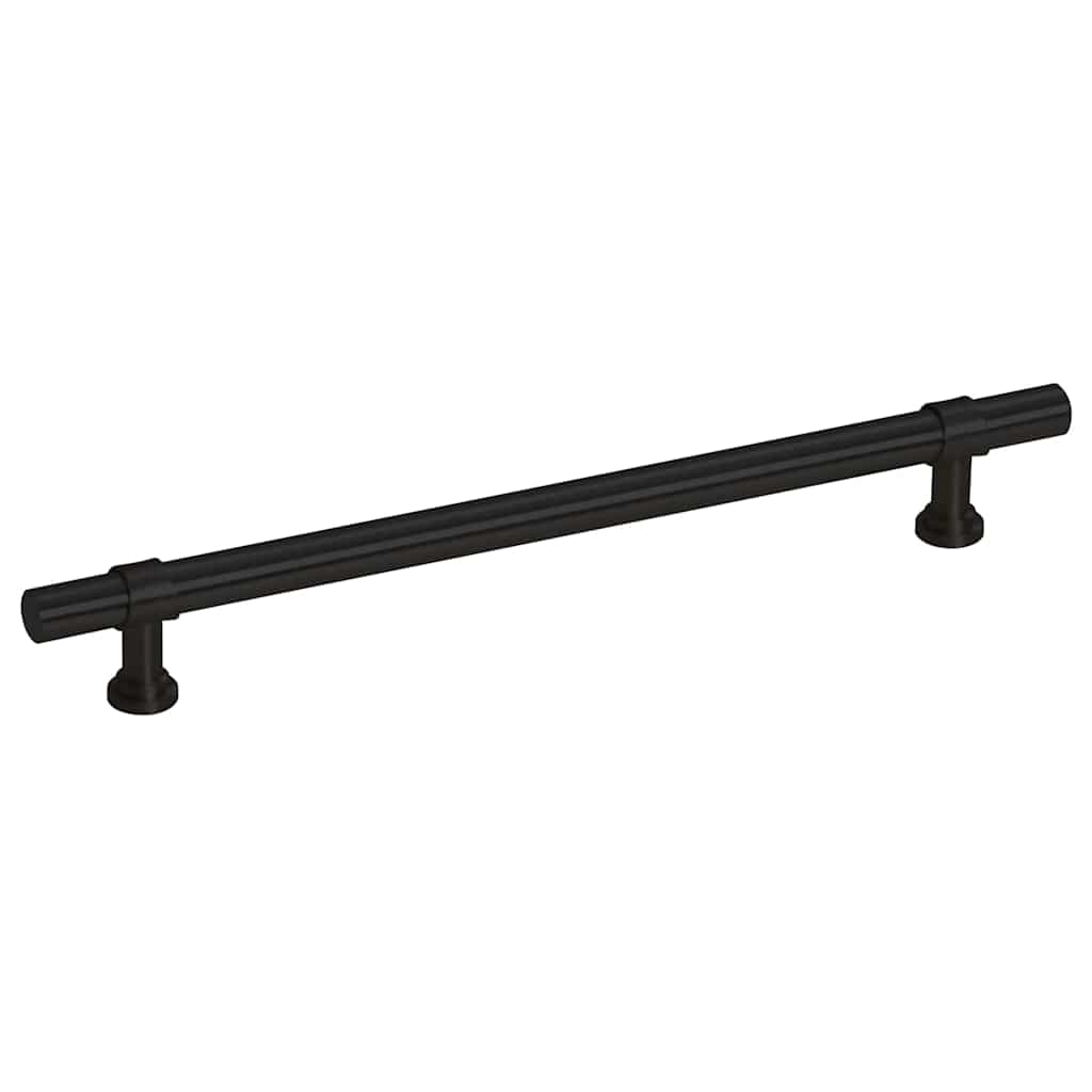 10 db fekete rozsdamentes acél szekrényfogantyú 160 mm