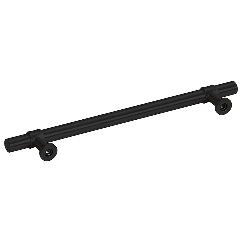 10 db fekete rozsdamentes acél szekrényfogantyú 160 mm