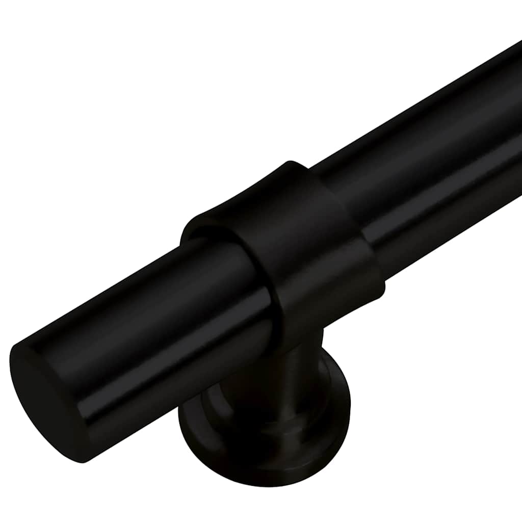 10 db fekete rozsdamentes acél szekrényfogantyú 160 mm