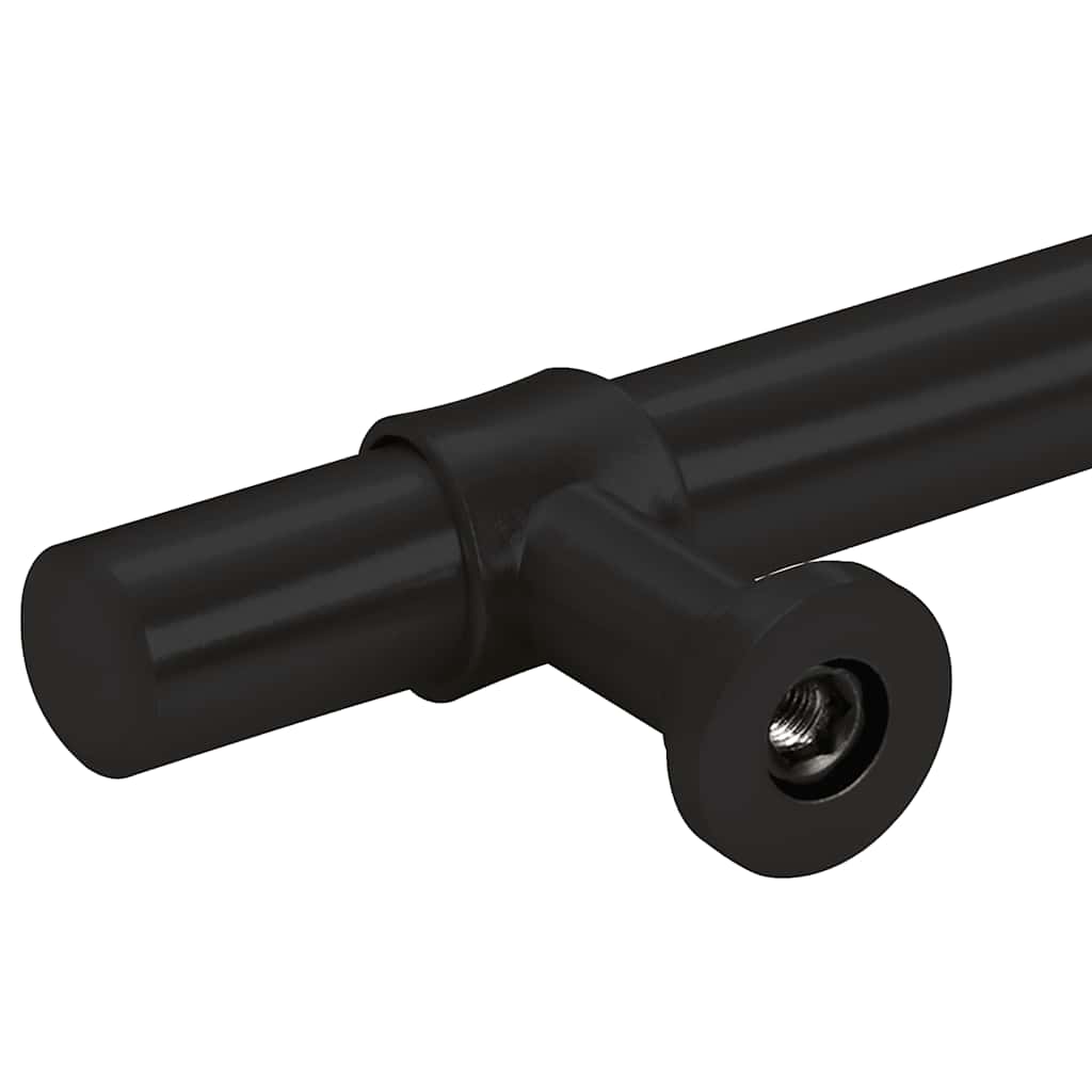 10 db fekete rozsdamentes acél szekrényfogantyú 160 mm