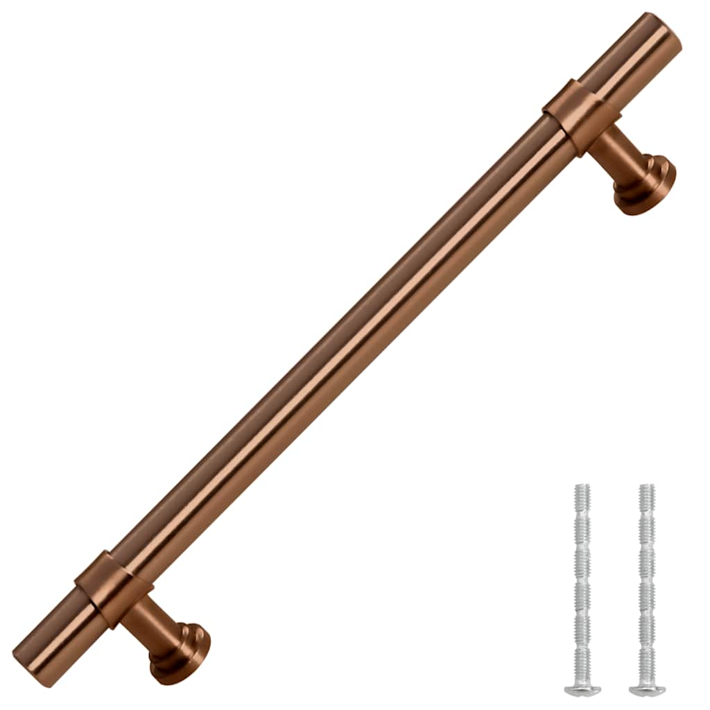 10 db bronz rozsdamentes acél szekrényfogantyú 128 mm