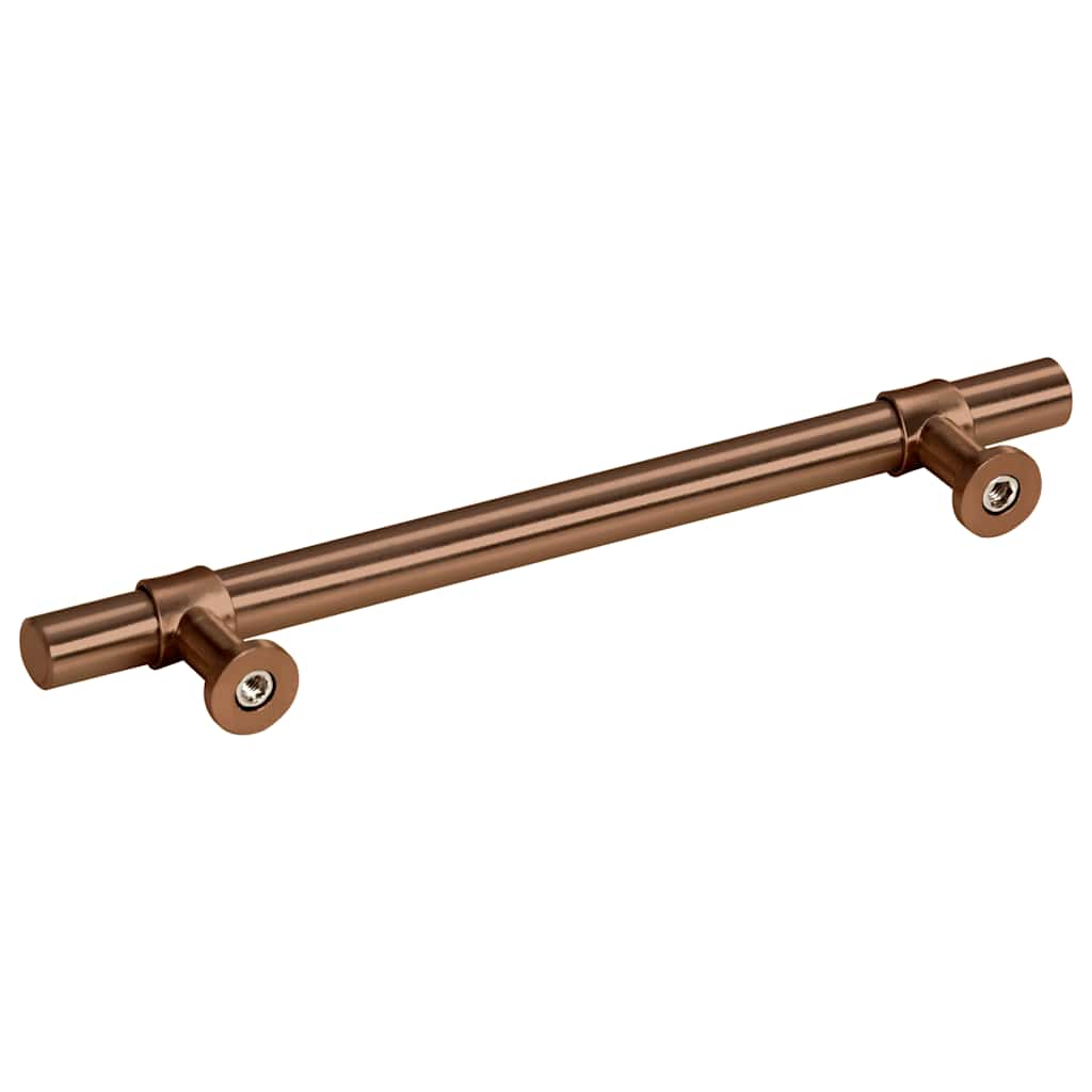 10 db bronz rozsdamentes acél szekrényfogantyú 128 mm