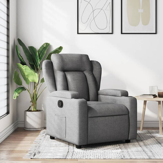sötétszürke szövet relaxfotel