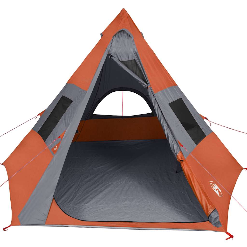 7 személyes narancssárga vízálló tipi kempingsátor