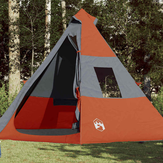 7 személyes narancssárga vízálló tipi kempingsátor