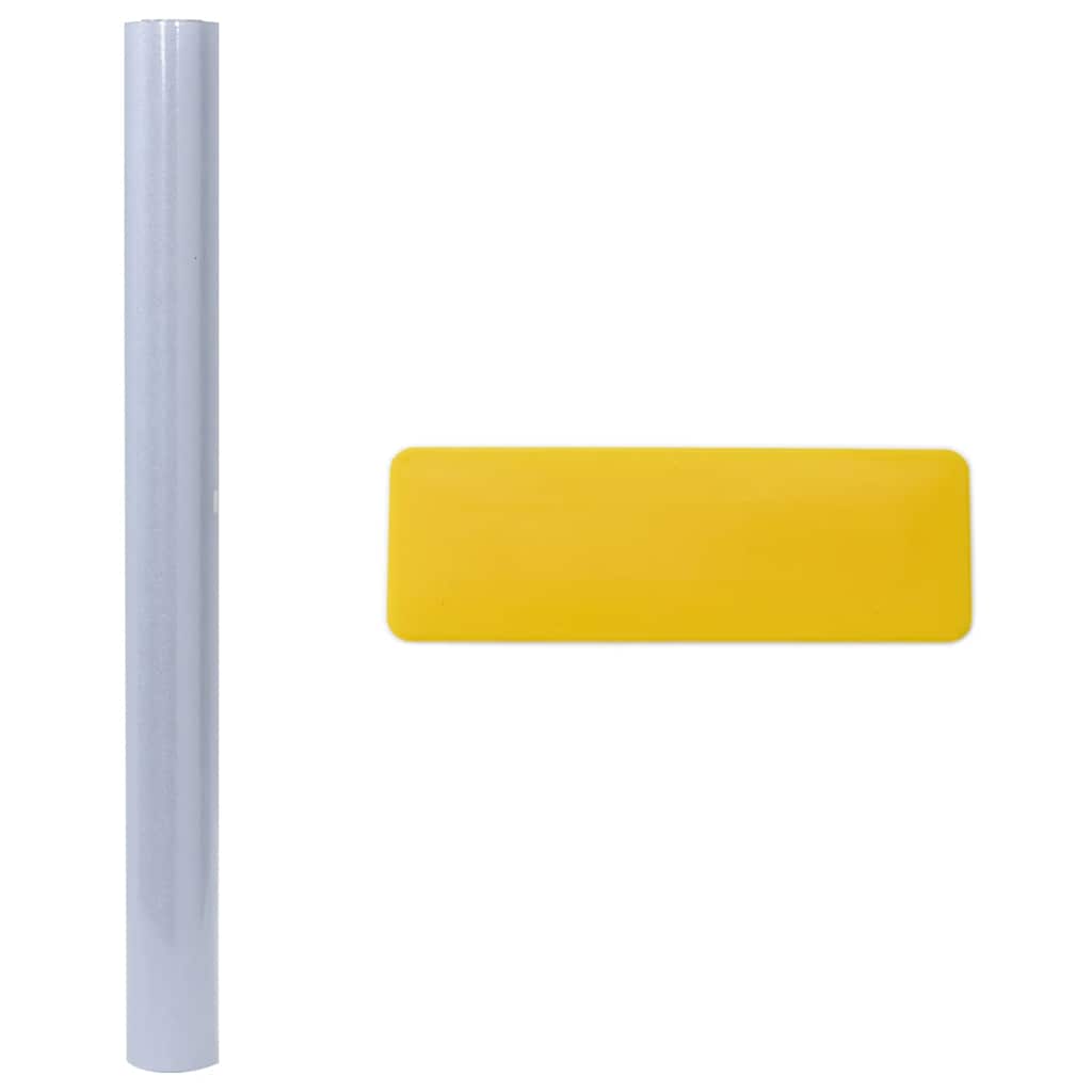 3 db matt szürke PVC statikus ablakfólia