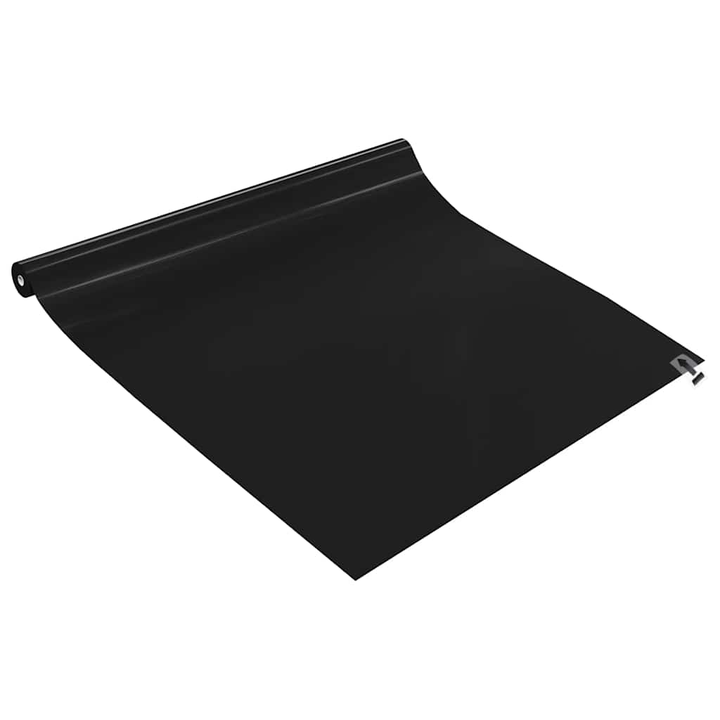 5 db matt fekete PVC statikus ablakfólia