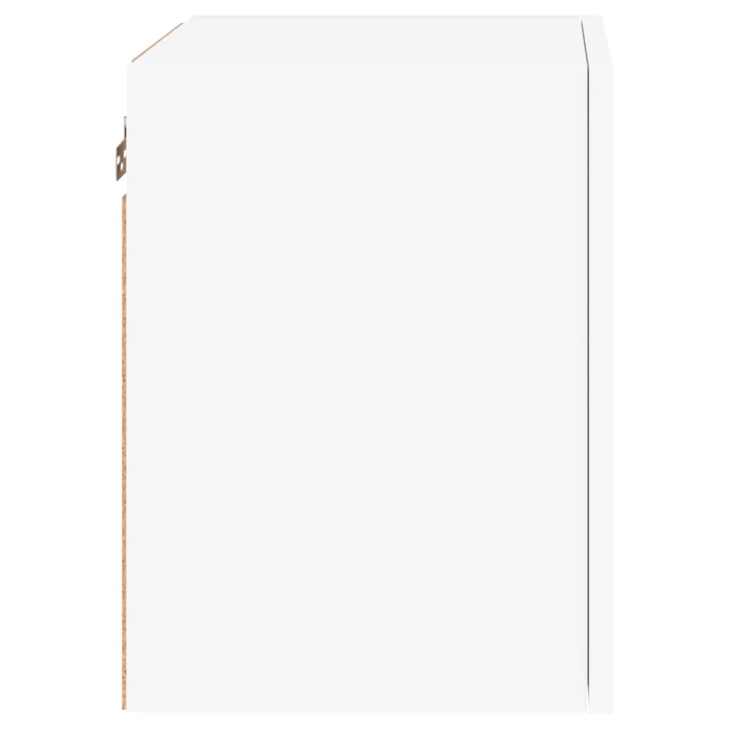 fehér szerelt fa fali TV-szekrény 40,5 x 30 x 40 cm