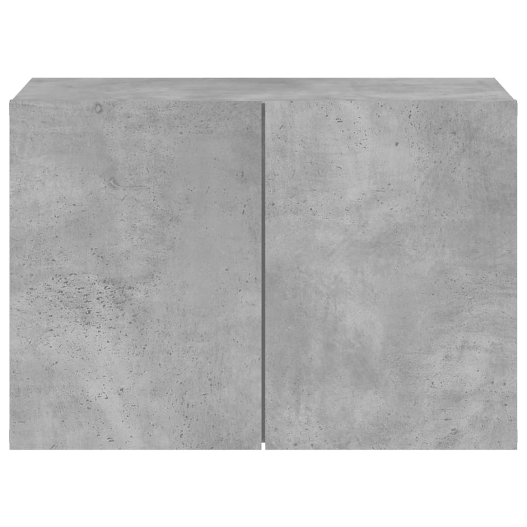 betonszürke falra szerelhető TV-szekrény 60 x 30 x 41 cm