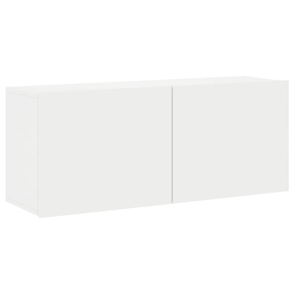 fehér falra szerelhető TV-szekrény 100 x 30 x 41 cm