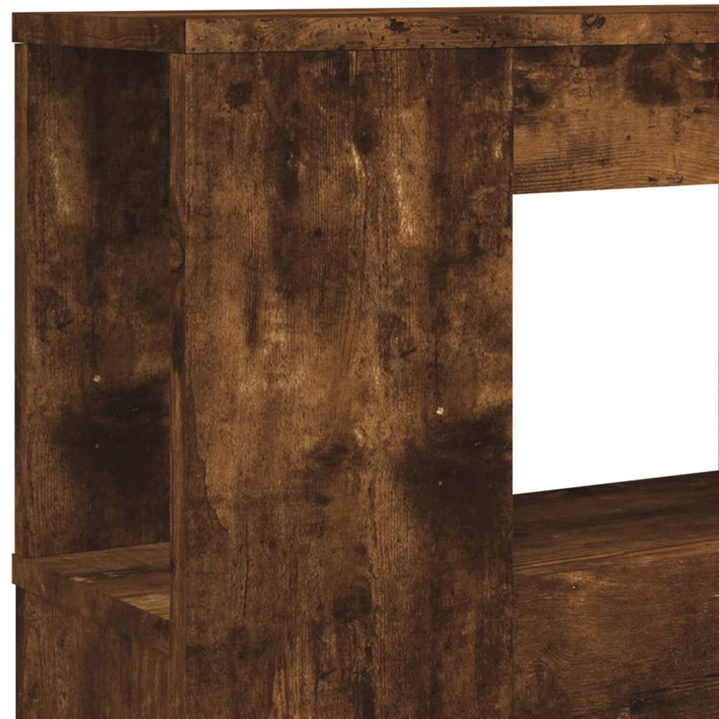sonoma tölgy színű szerelt fa LED-es fejtámla 180x18,5x103,5 cm