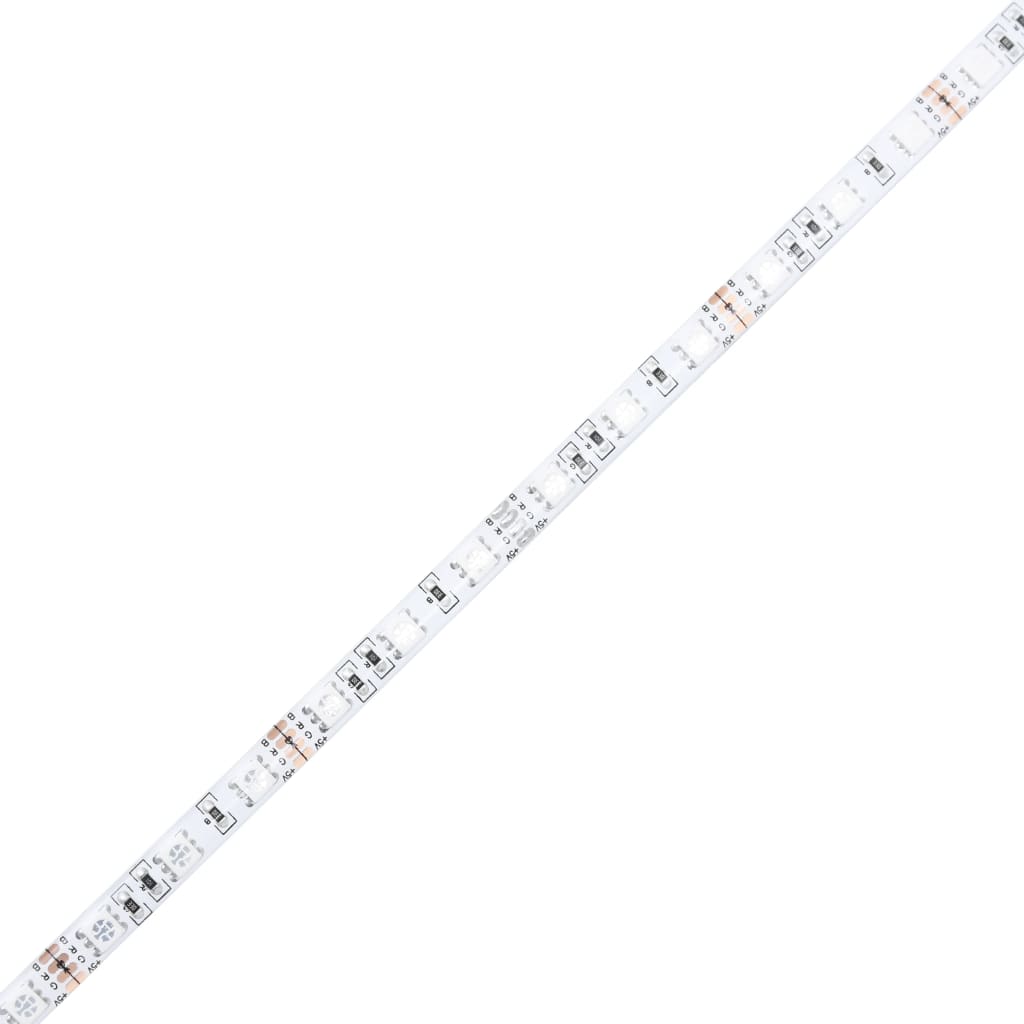 betonszürke szerelt fa LED-es fejtámla 200 x 18,5 x 103,5 cm