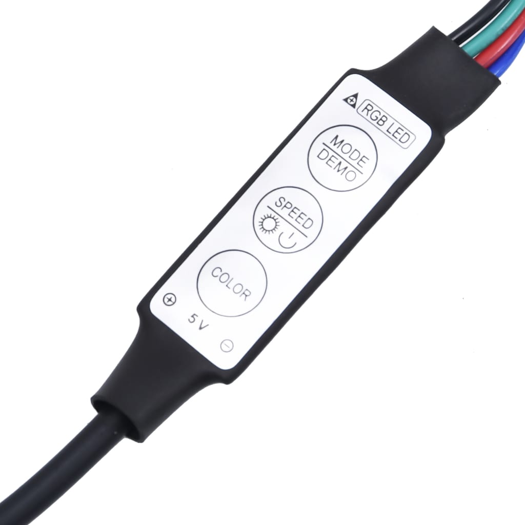 szürke sonoma szerelt fa LED-es fejtámla 220 x 18,5 x 103,5 cm