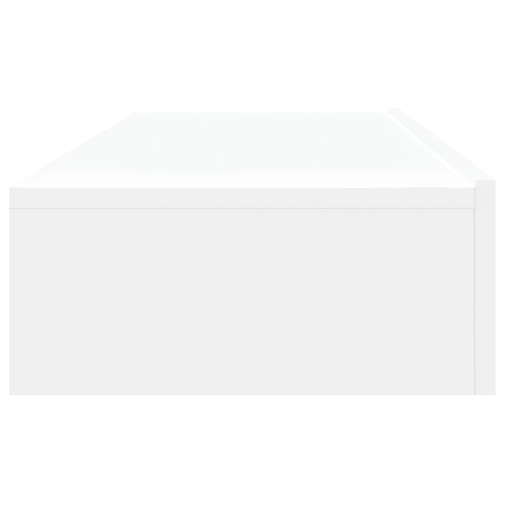 2 db fehér TV-szekrény LED-lámpákkal 60x35x15,5 cm