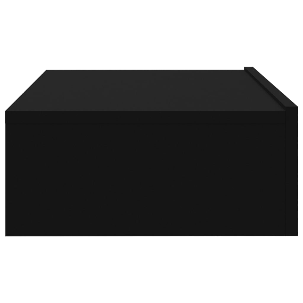 fekete TV-szekrény LED-lámpákkal 60x35x15,5 cm