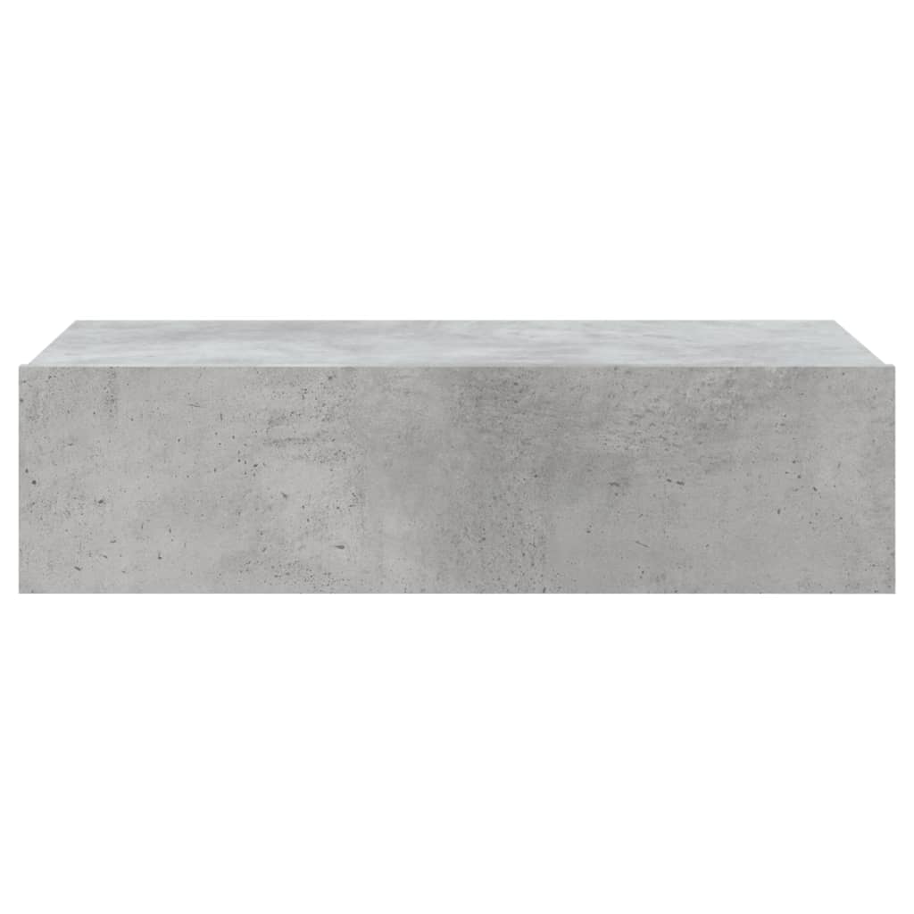 betonszürke TV-szekrény LED-lámpákkal 60x35x15,5 cm