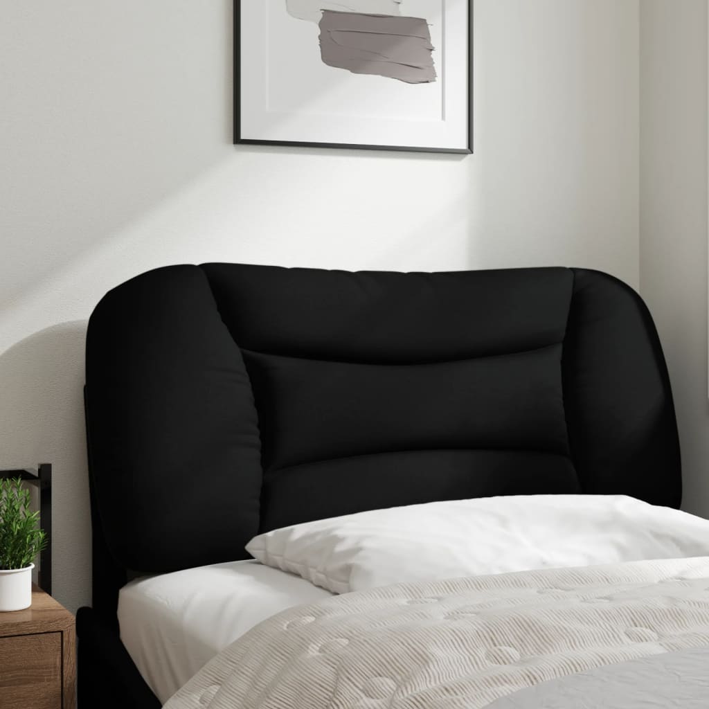 fekete szövet fejtámla párna Hvar 90 cm