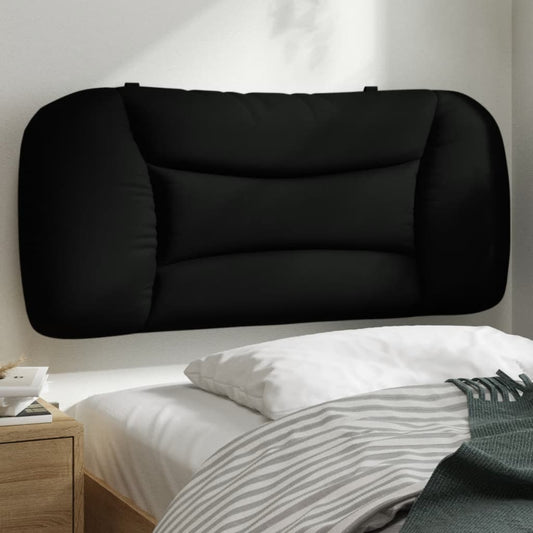 fekete szövet fejtámla párna Hvar 90 cm