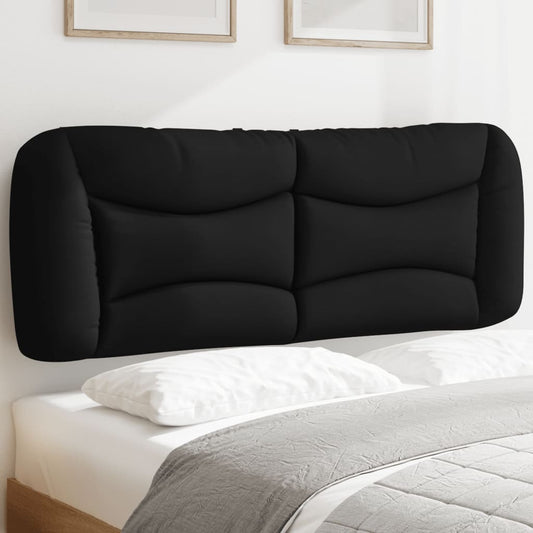 fekete szövet fejtámla párna Hvar 140 cm
