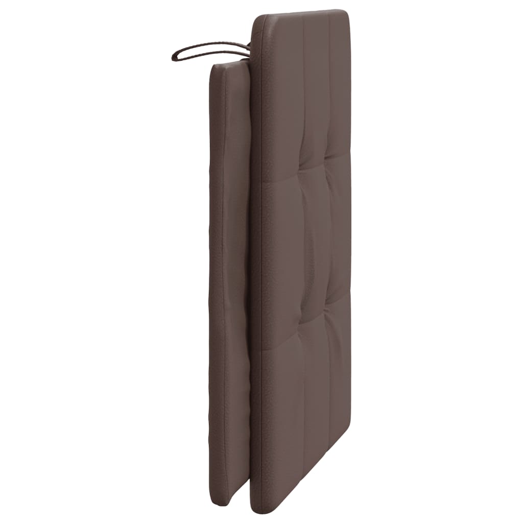 barna műbőr fejtámla párna 80 cm