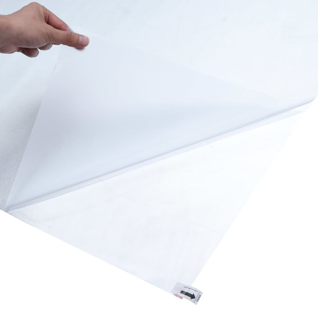 matt szürke PVC statikus ablakfólia 90 x 500 cm