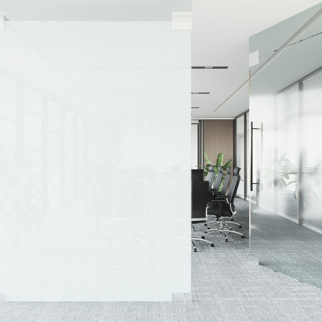 matt fehér PVC statikus ablakfólia 90 x 500 cm