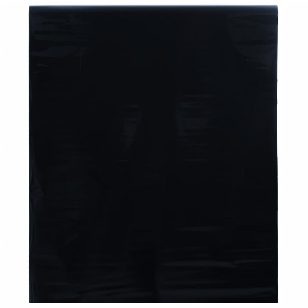 matt fekete PVC statikus ablakfólia 45 x 500 cm