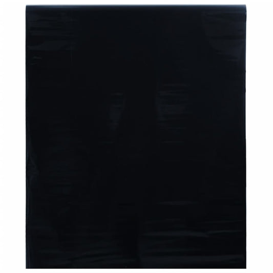 matt fekete PVC statikus ablakfólia 45 x 500 cm
