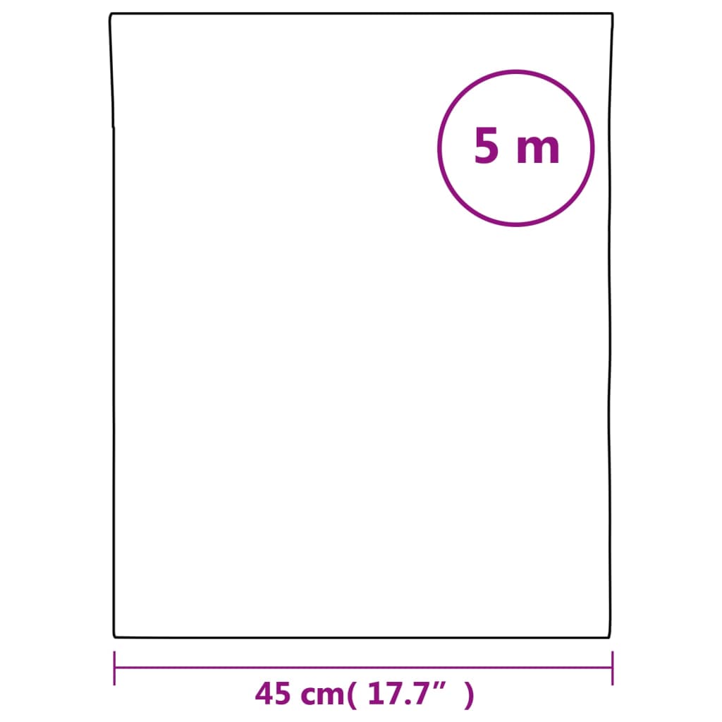 matt fekete PVC statikus ablakfólia 45 x 500 cm
