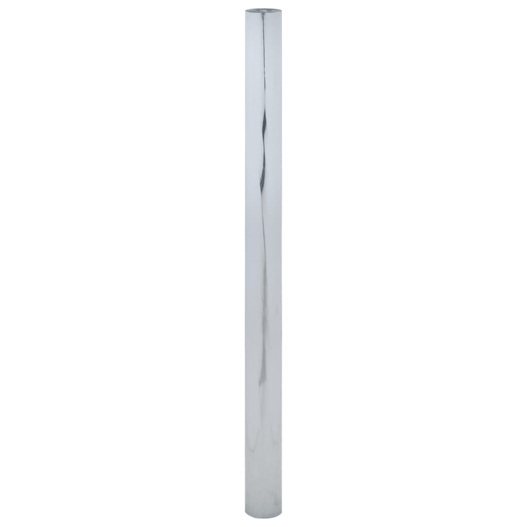 ezüst PVC tükröző statikus napsugárzás elleni fólia 45 x2000 cm