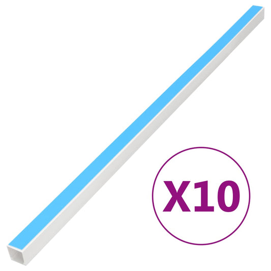 öntapadós PVC kábelcsatorna 33 x 33 mm 10 m