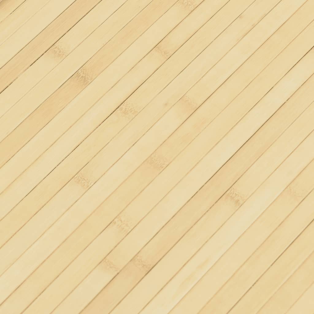 világos természetes bambusz térelválasztó 165 x 400 cm