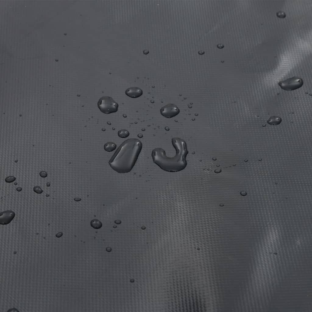 antracitszürke ponyva 650 g/m² 1,5 x 10 m