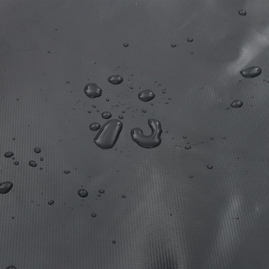 antracitszürke ponyva 650 g/m² 5 x 6 m