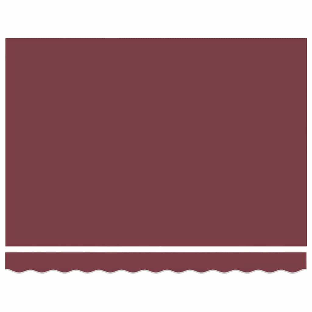 burgundi vörös kézzel kihúzható napellenző 300 x 250 cm