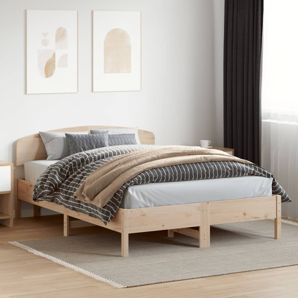 tömör fenyőfa fejtámla 140 cm