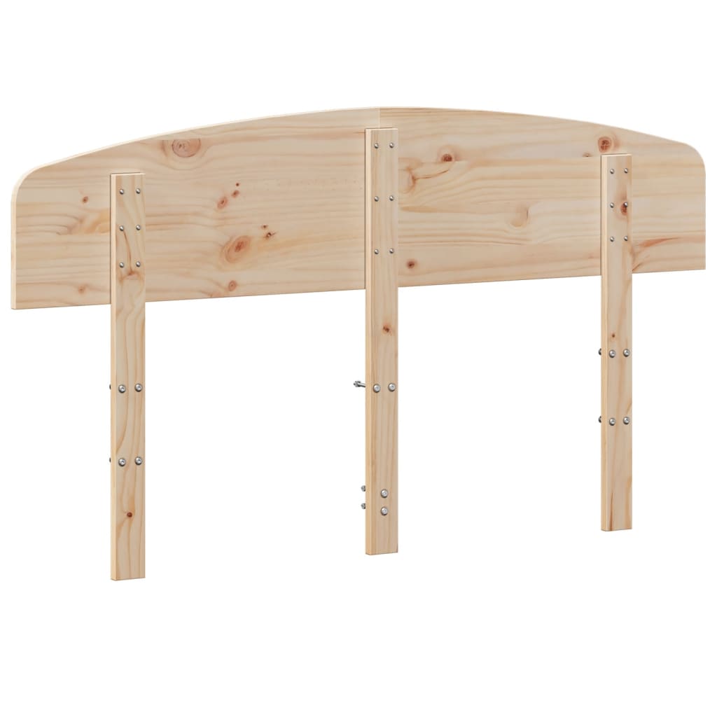 tömör fenyőfa fejtámla 140 cm