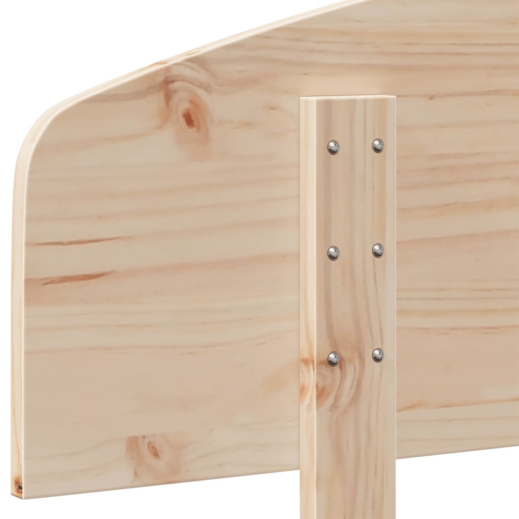 tömör fenyőfa fejtámla 140 cm