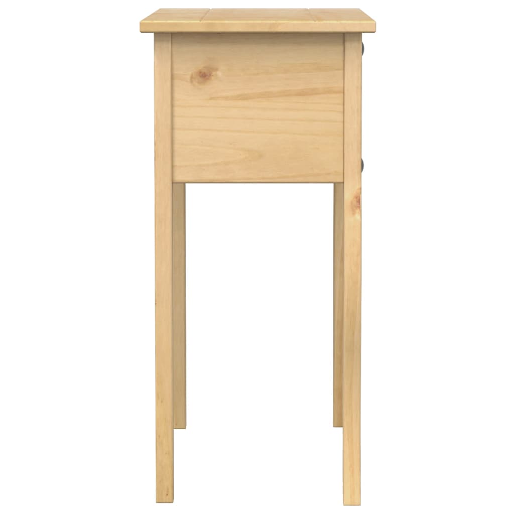Corona tömör fenyőfa konzolasztal 73 x 35 x 73 cm
