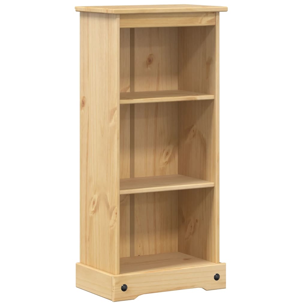 Corona tömör fenyőfa könyvszekrény 46 x 29 x 100 cm